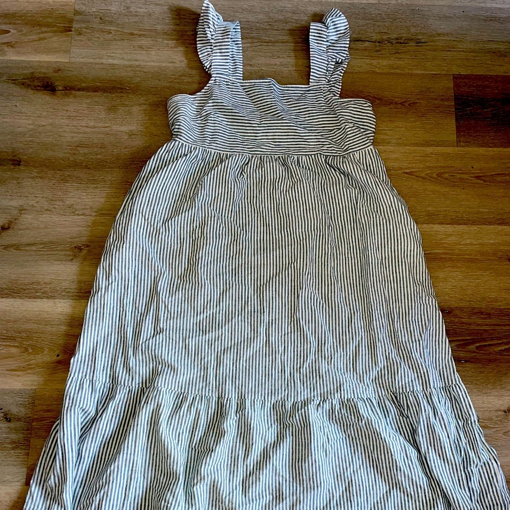 Stripped baby doll dress